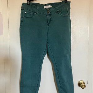 Torrid Jegging Teal Wash Size 18 Short